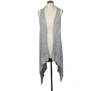 A Pea In The Pod Maternity Sleeveless Long Grey Cardigan M